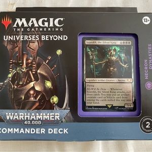Magic the Gathering unopened Warhammer commander deck.